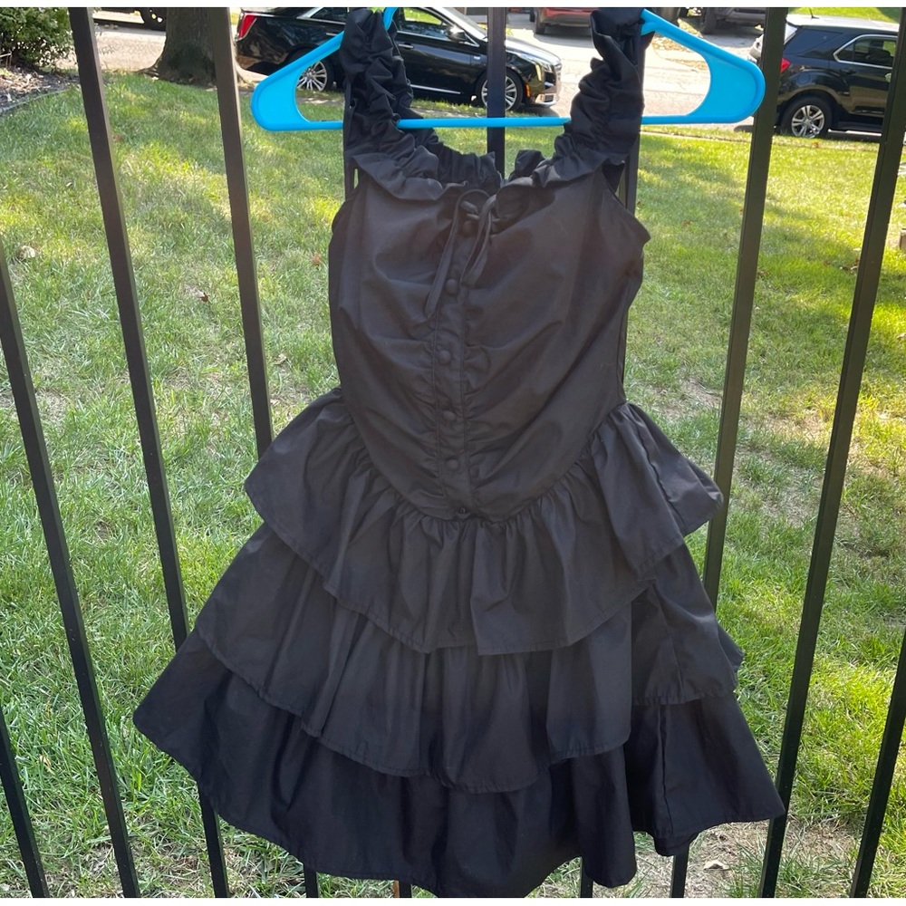 Ruffled Mini Dress